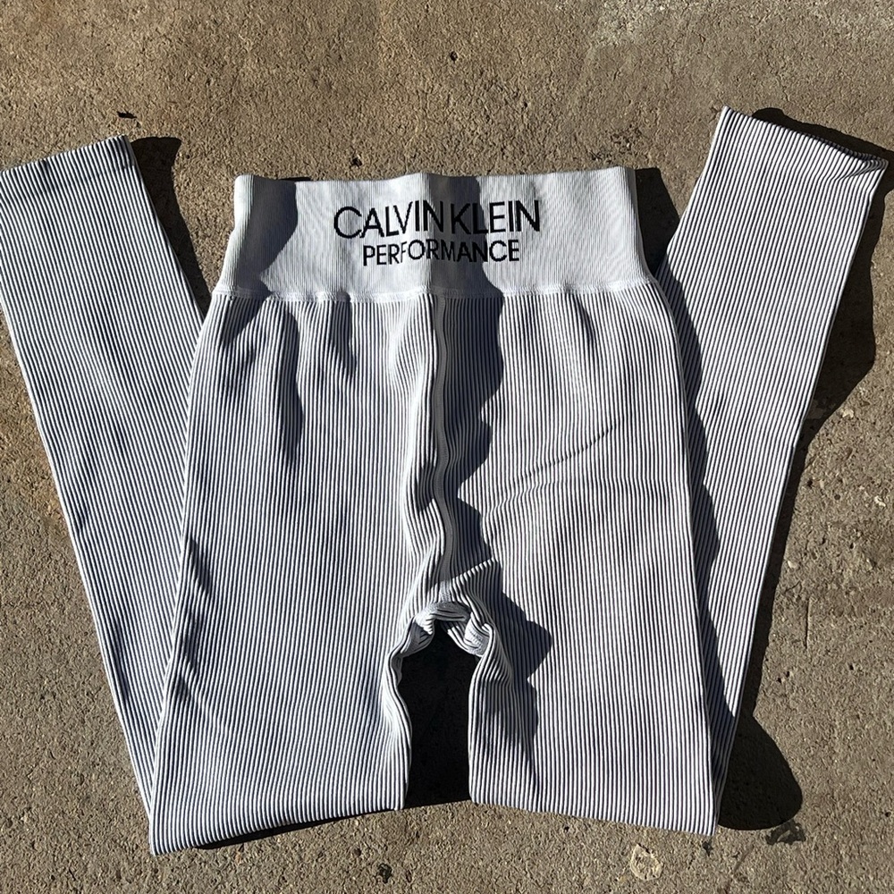 Calvin Klein Gray and White Boxer Briefs